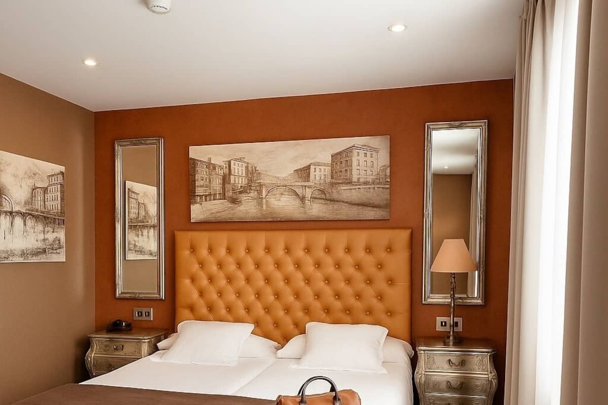 Memory foam beds, minibar, in-room safe, desk