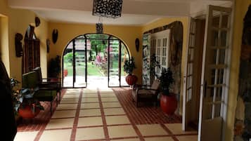Interior entrance