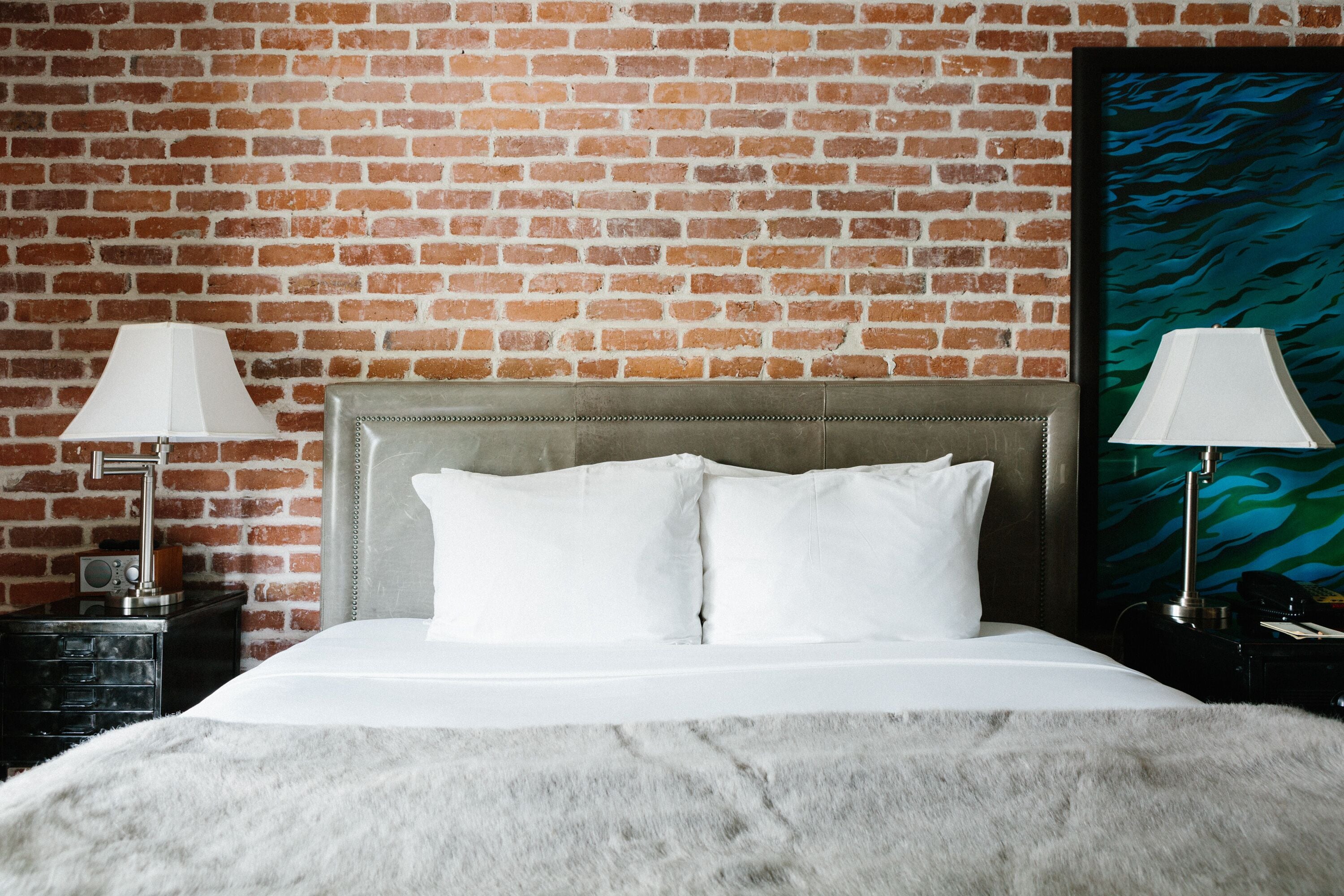 cozy queen, accessible | egyptian cotton sheets, premium bedding, down duvets, pillow-top beds