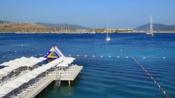 Playa privada en los alrededores y traslado desde/hacia la playa gratis