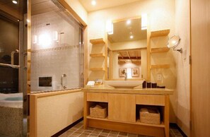 Twin Room, 2 Bedrooms, Non Smoking | Bathroom | Free toiletries, hair dryer, slippers, bidet - Hotel Coco Grand Takasaki (Takasaki)