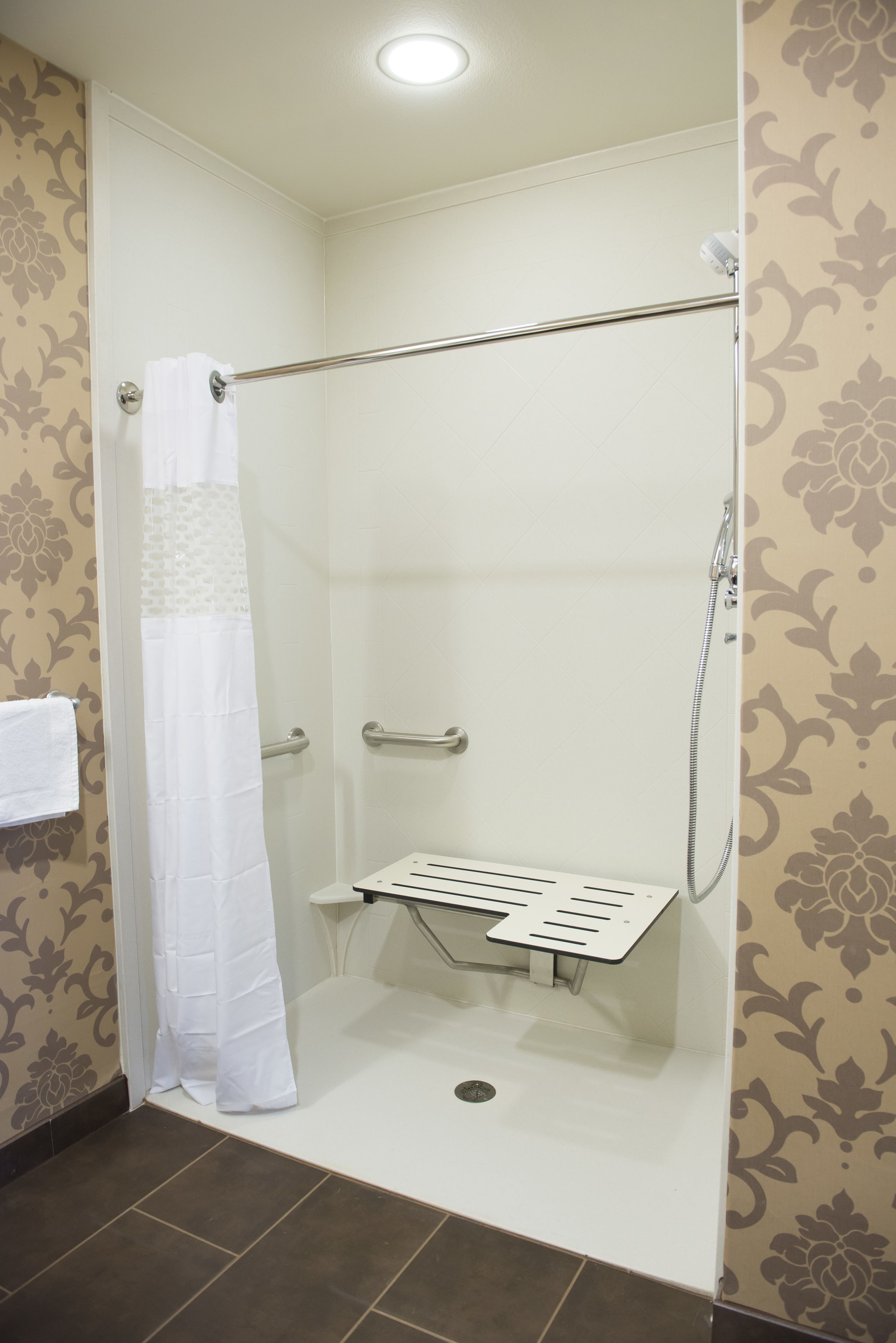 Studio, 1 King Bed, Accessible, Non Smoking | Premium bedding, pillowtop beds, blackout drapes, iron/ironing board