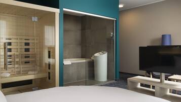 Surmatelas, bureau, rideaux occultants, chambres insonorisées