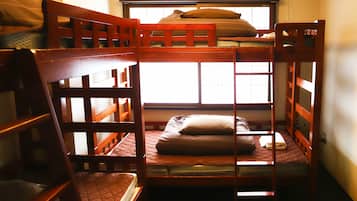 Quadruple Room (2 Bunk Beds, Private Bathroom) | Down comforters, blackout drapes, free WiFi, bed sheets