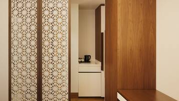 Minibar, in-room safe, desk, blackout drapes