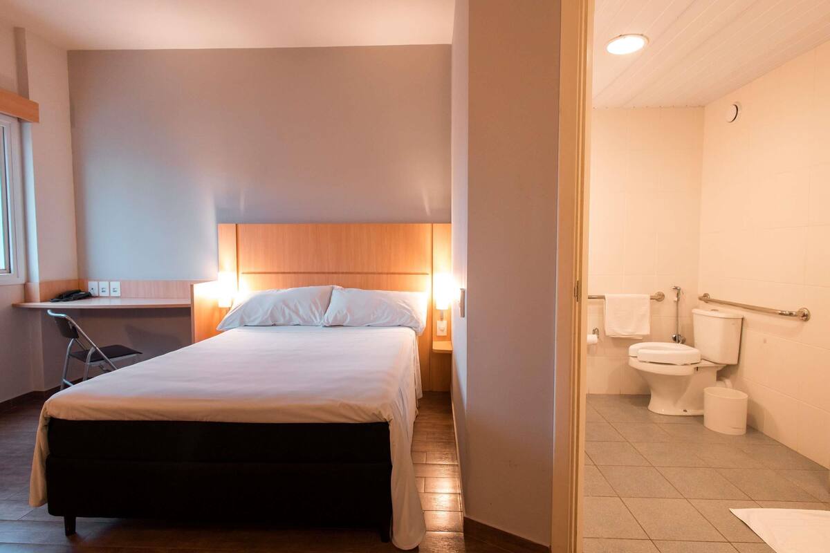 minibar, desk, blackout curtains, soundproofing