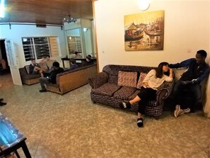 Sitteområde i lobbyen
