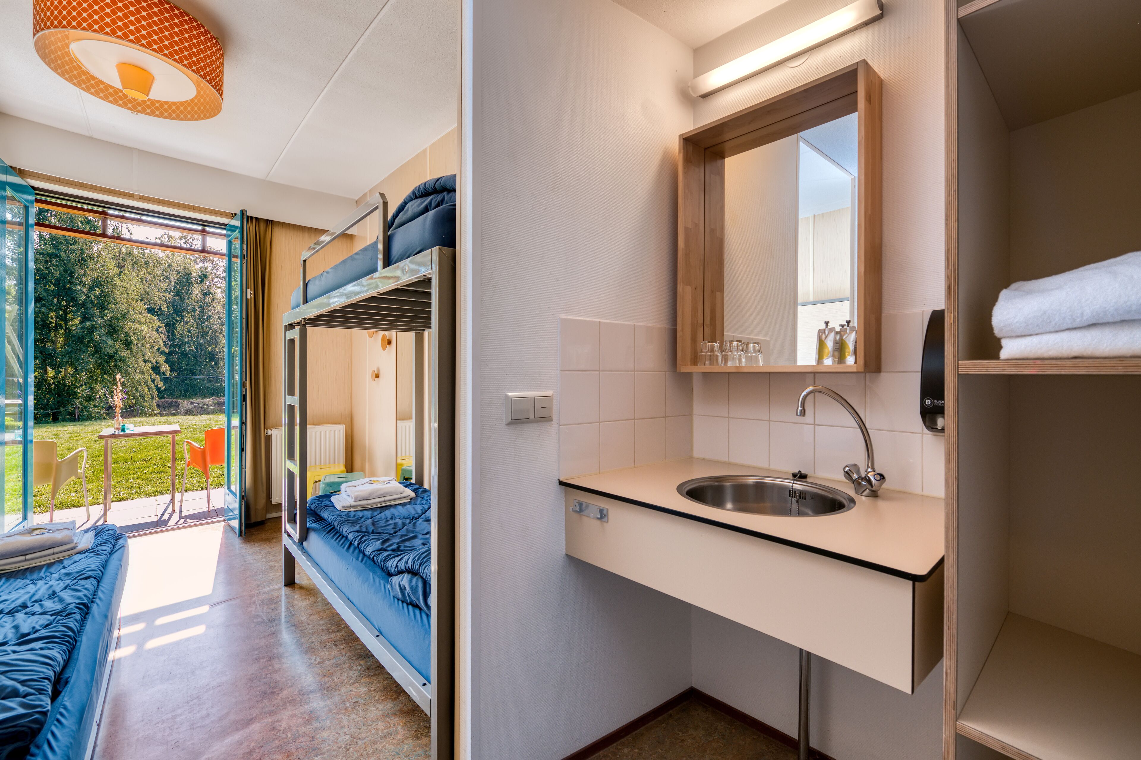 Family Quadruple Room, Patio | Free WiFi, bed sheets