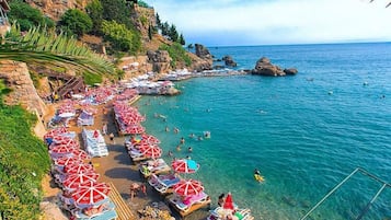 Privéstrand vlakbij