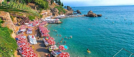 Private beach nearby