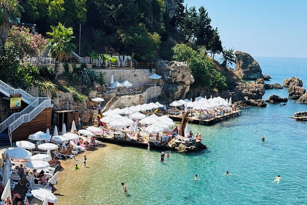 Private beach nearby