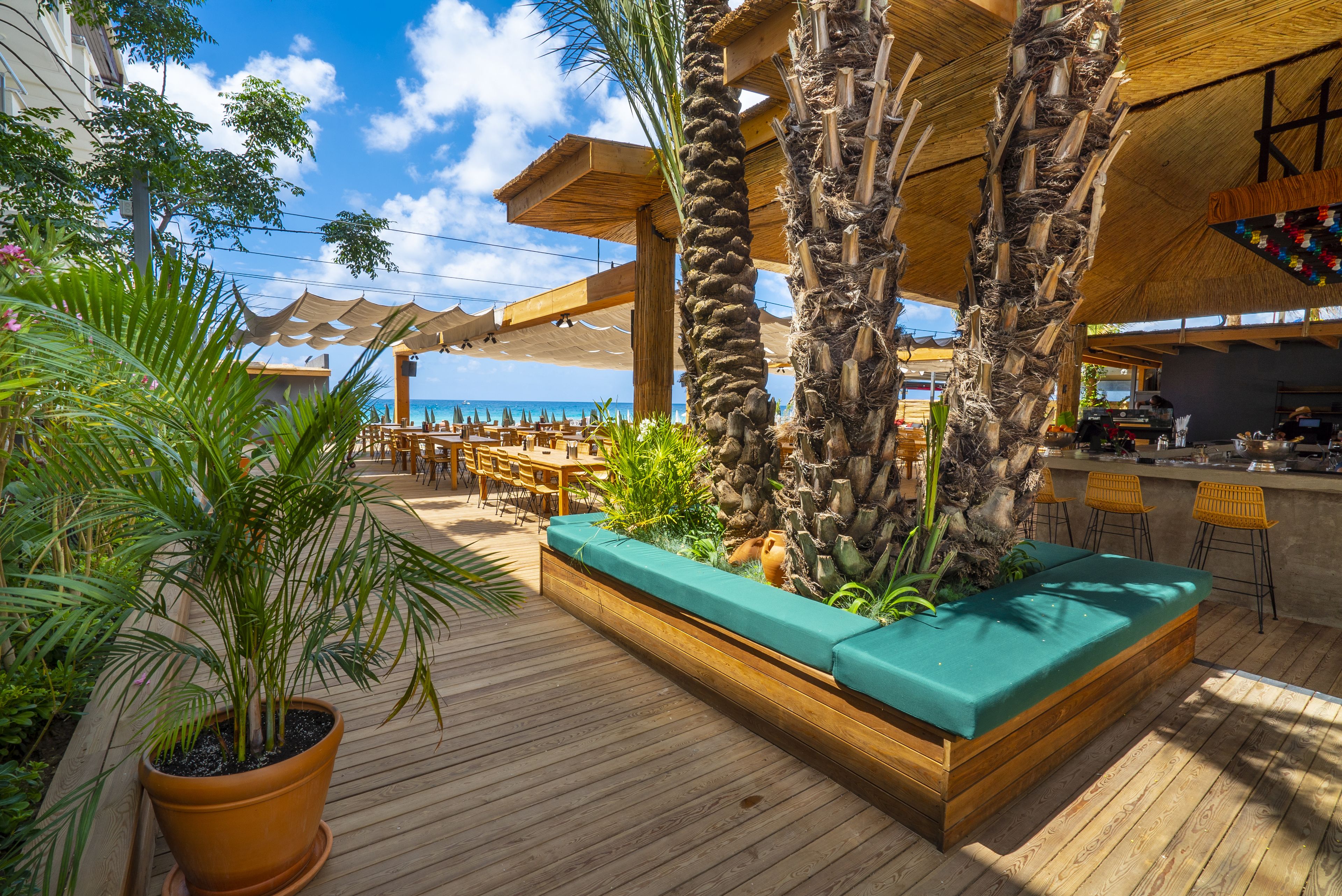 Quầy bar trên bãi biển