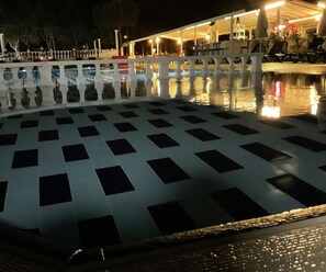 Seasonal outdoor pool