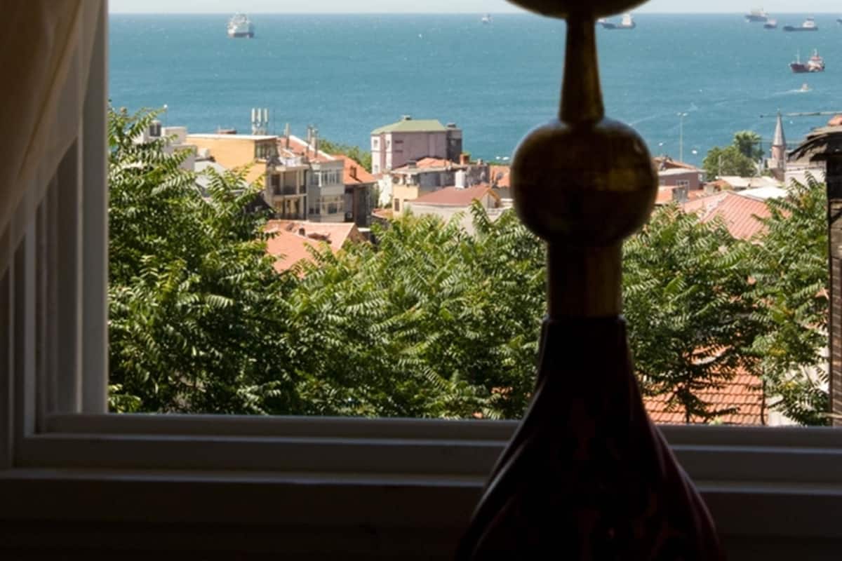 Zweibettzimmer, Meerblick | Blick von der Unterkunft