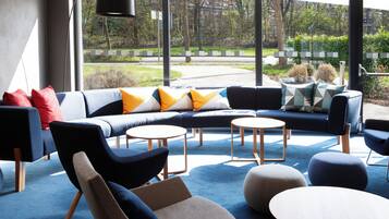 Sala de estar en el lobby