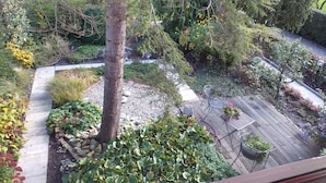 Blick auf den Garten