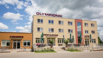 Overnatningsstedets facade