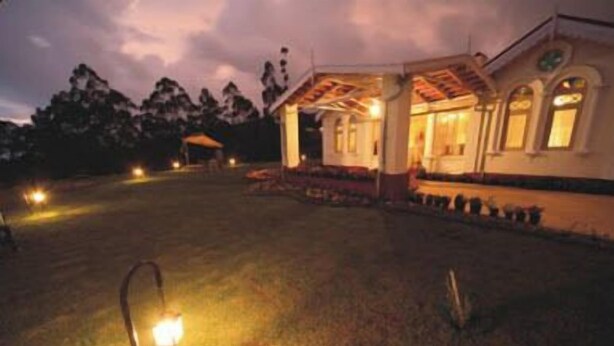 Front of property – evening/night - Sherlock Hotel (Ootacamund)
