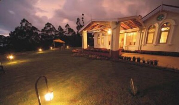 Front of property - evening/night