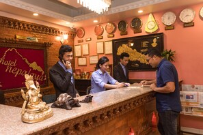 Reception - Hotel Nepalaya (Kathmandu)