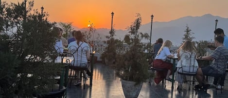 Terrasse sur le toit