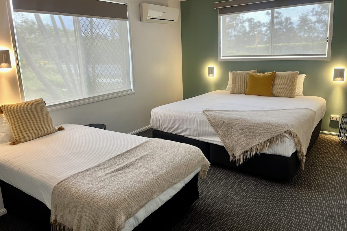 1 bedroom, minibar, blackout curtains, iron/ironing board