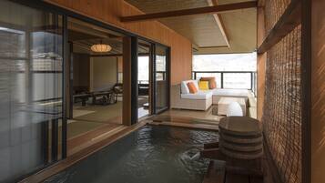 Japanese Style Deluxe Suite with Open Air Bath | View from room