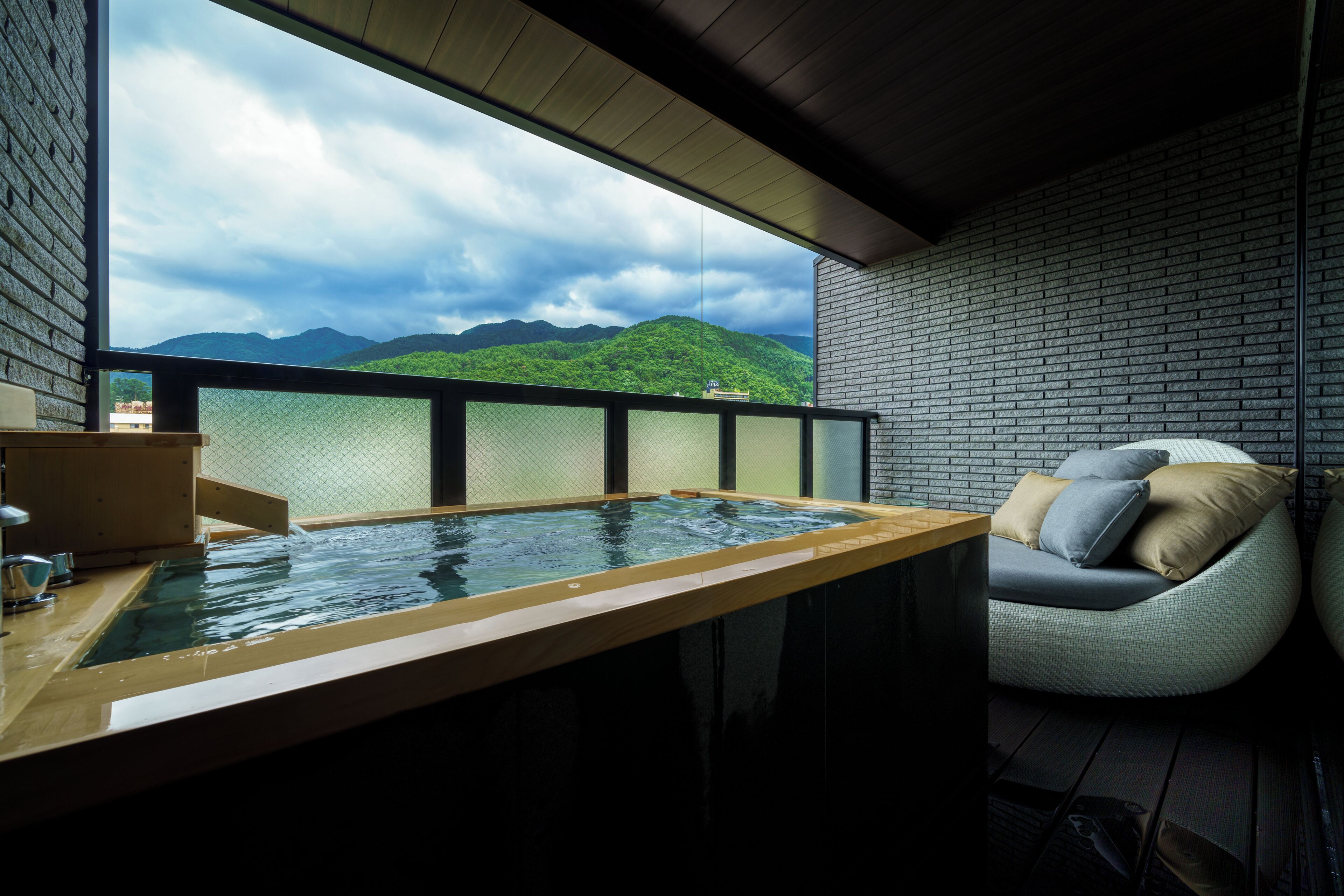 Uitzicht vanaf balkon