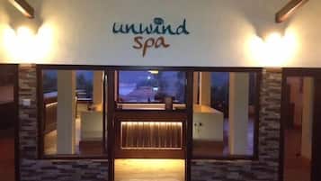 Hot tub, body treatments, body wraps