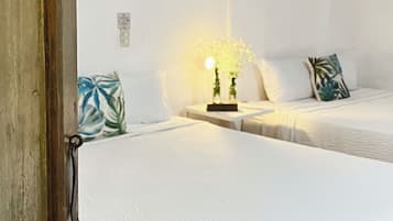 City Double Room, 2 Double Beds, Private Bathroom | Premium bedding, individually decorated, individually furnished, desk