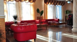 Sitteområde i lobbyen