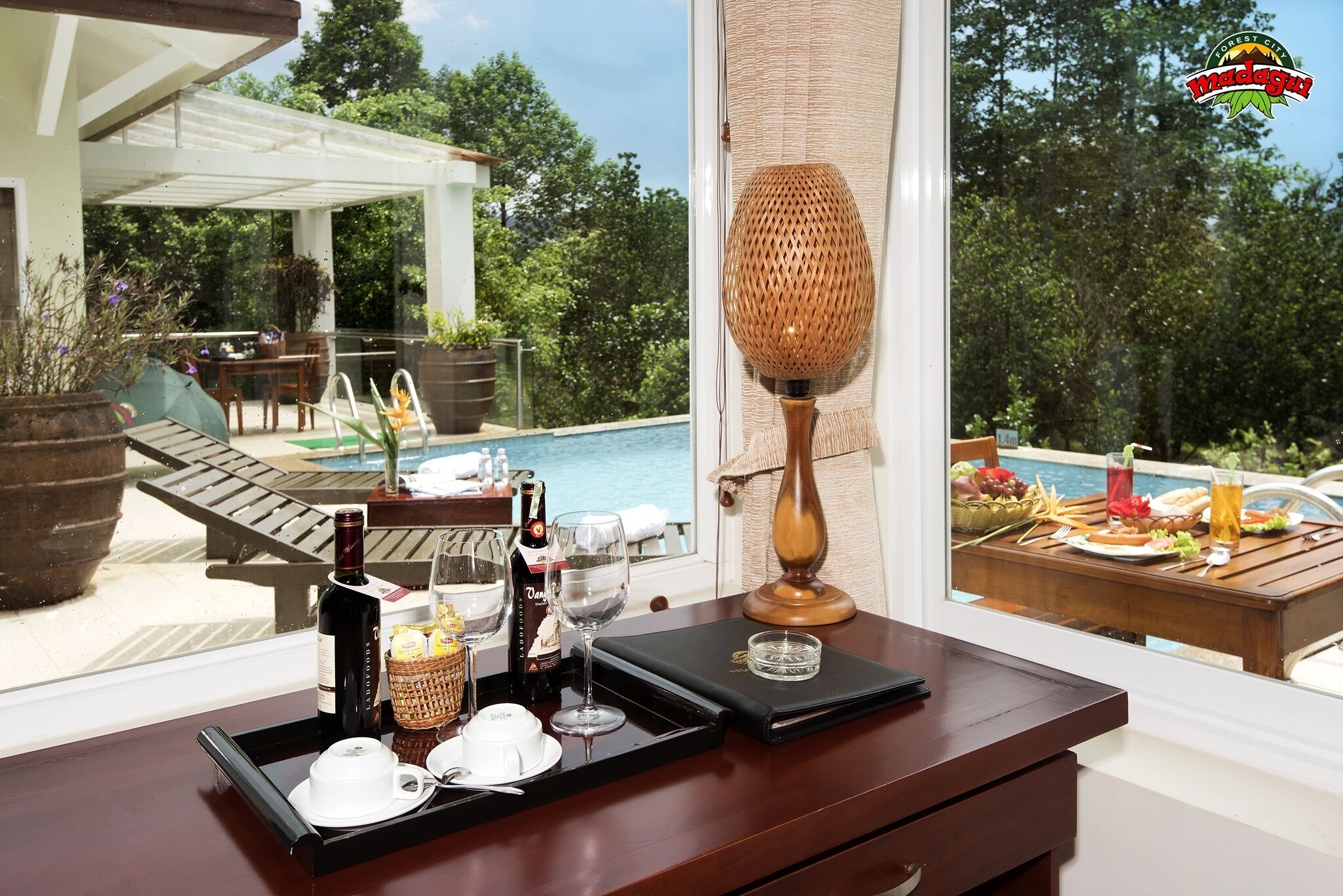 Basic Room, Private Pool, Garden View (Suite) | Terrace/patio