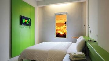 In-room safe, blackout curtains, free WiFi