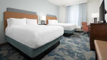 In-room safe, desk, laptop workspace, blackout drapes