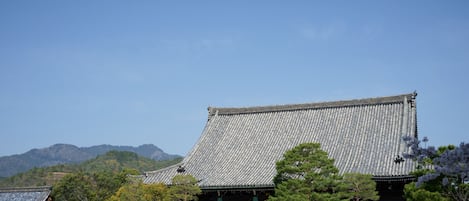 Byutsikt fra overnattingsstedet