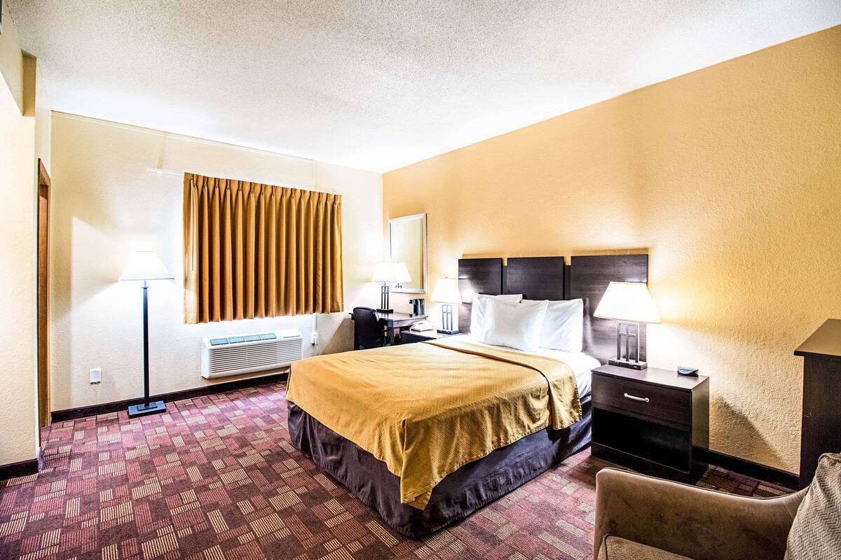 Standard Room, 1 Queen Bed, Non Smoking | Desk, laptop workspace, blackout drapes, WiFi (free)