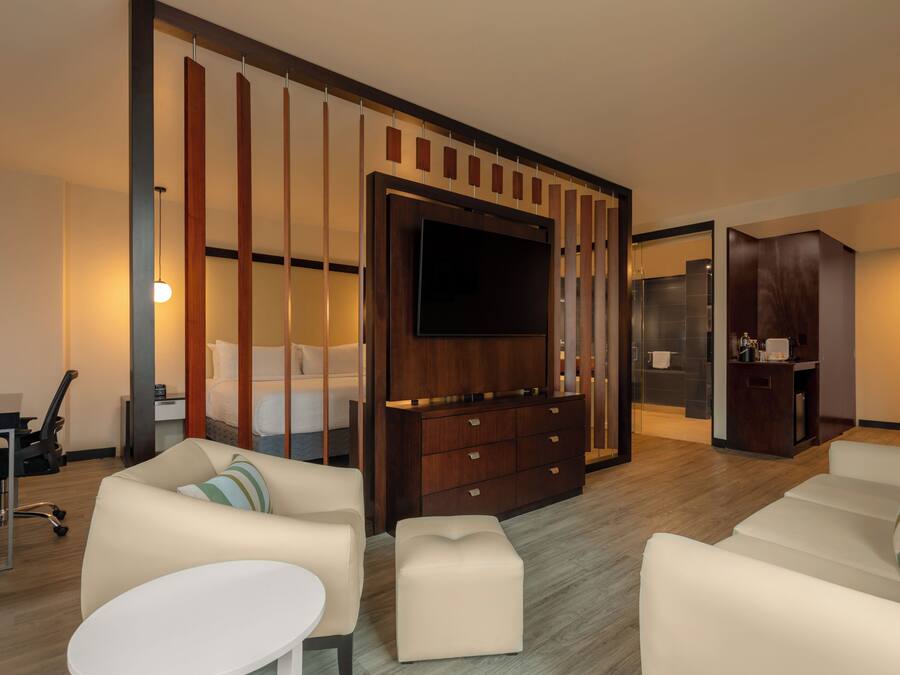 Suite, 1 King Bed | Premium bedding, down comforters, pillowtop beds, minibar