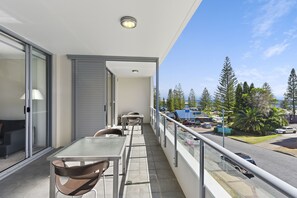 Blick vom Balkon