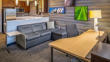 48-inch TV with cable channels, Netflix, streaming services