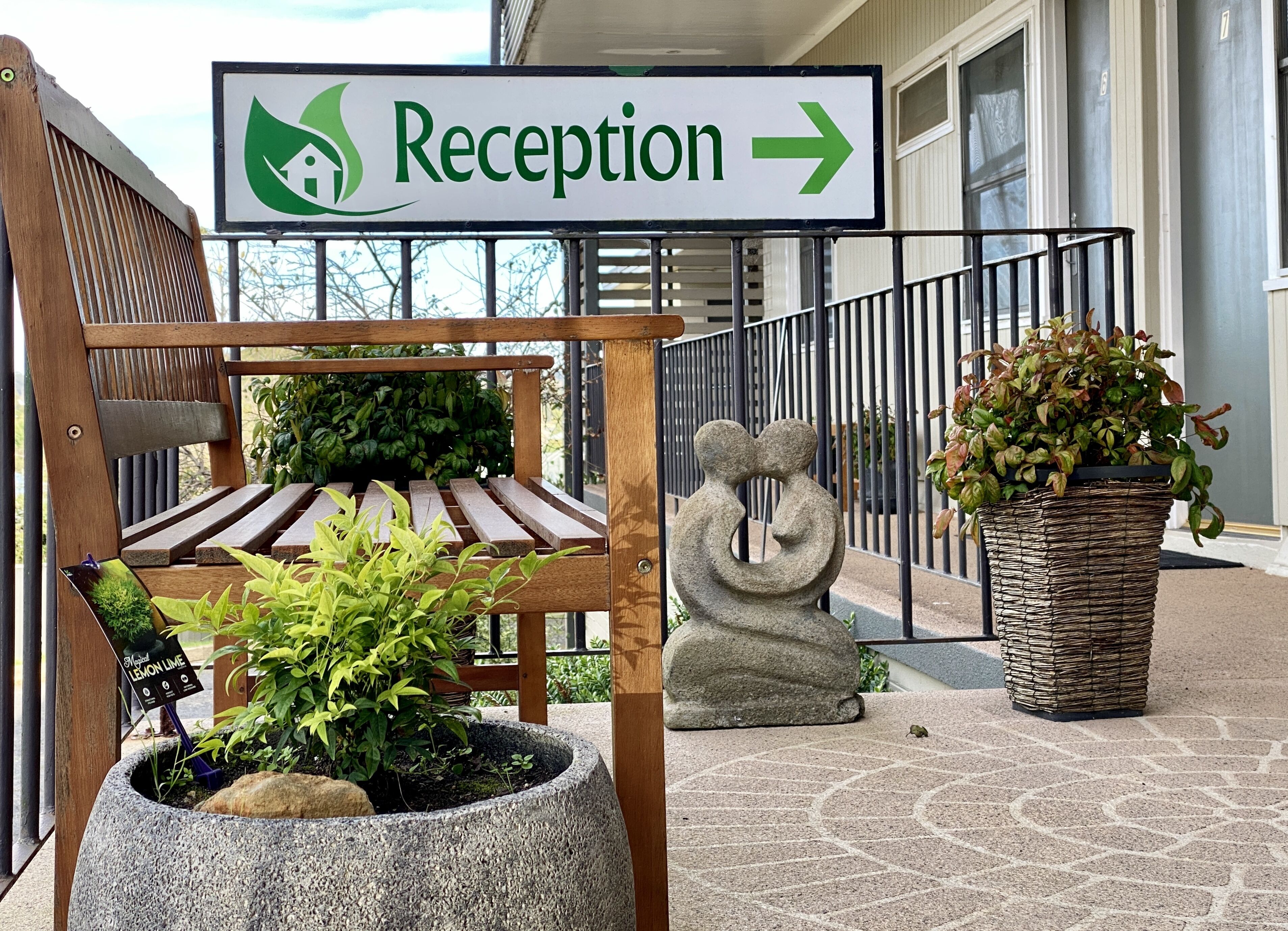 Façade de l’hébergement