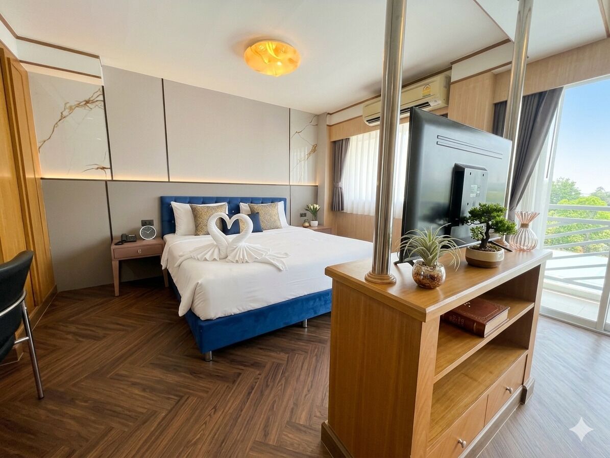 Deluxe kamer, 1 tweepersoonsbed | Extra bedden (toeslag), gratis wifi
