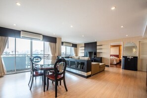 Comfort-Vierbettzimmer, 2 Schlafzimmer | Eigene Küche | Kühlschrank