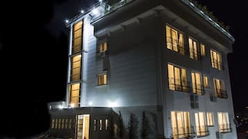 Front of property – evening/night