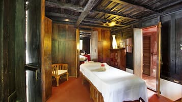 Couples treatment room(s), hot stone massages, Swedish massages