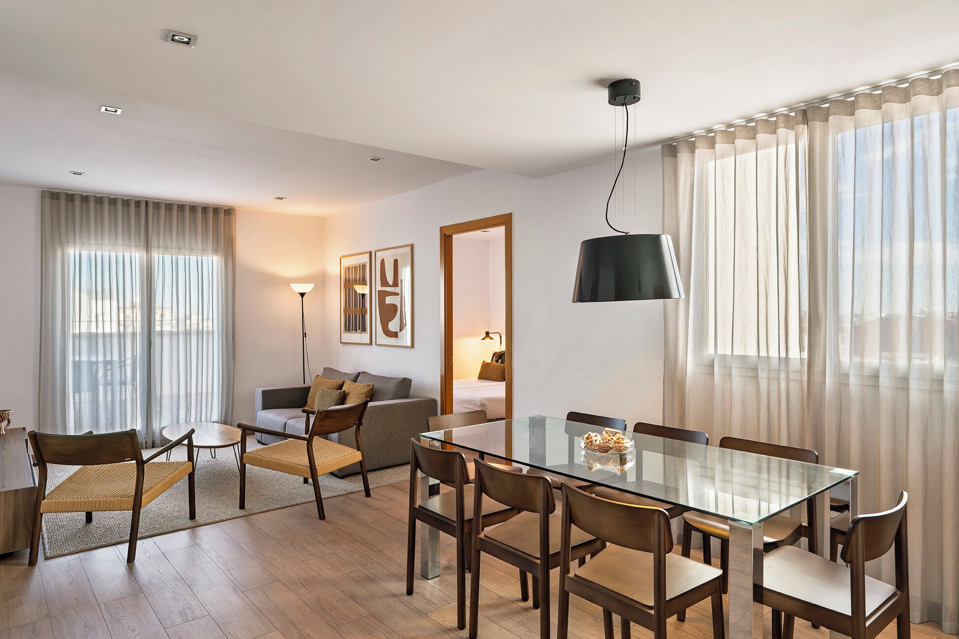 Ático Premium, 4 habitaciones, vistas a la ciudad (6-8 adults) | Edredones de plumas, colchones con acolchado adicional, caja fuerte