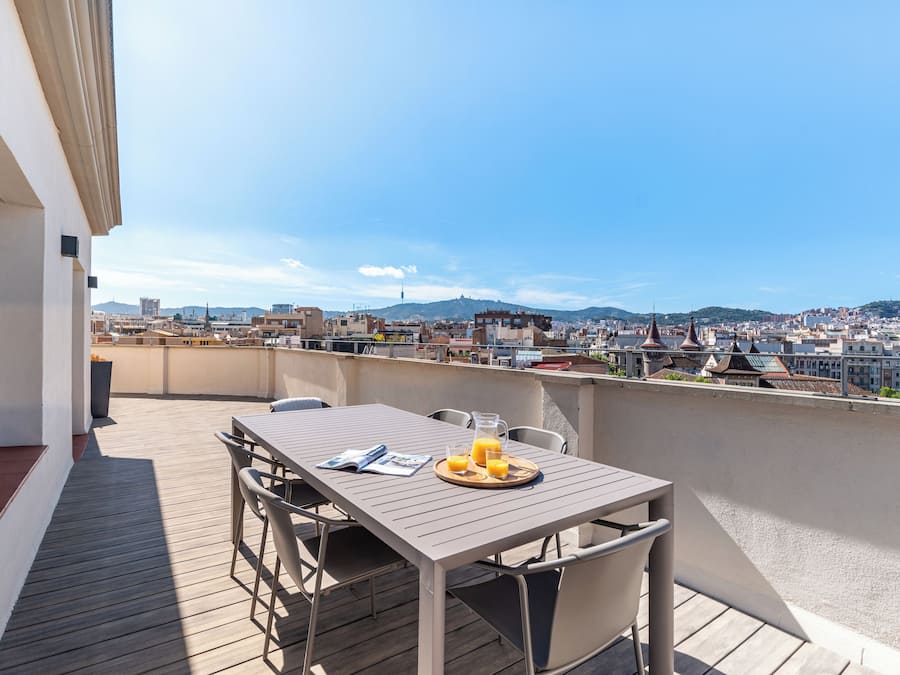 Penthouse, 2 Bedrooms, City View (2-4 adults) | Terrace/patio