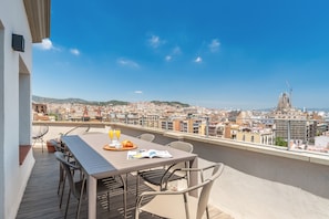 Penthouse, 3 Bedrooms, City View (4-6 adults) | Terrace/patio