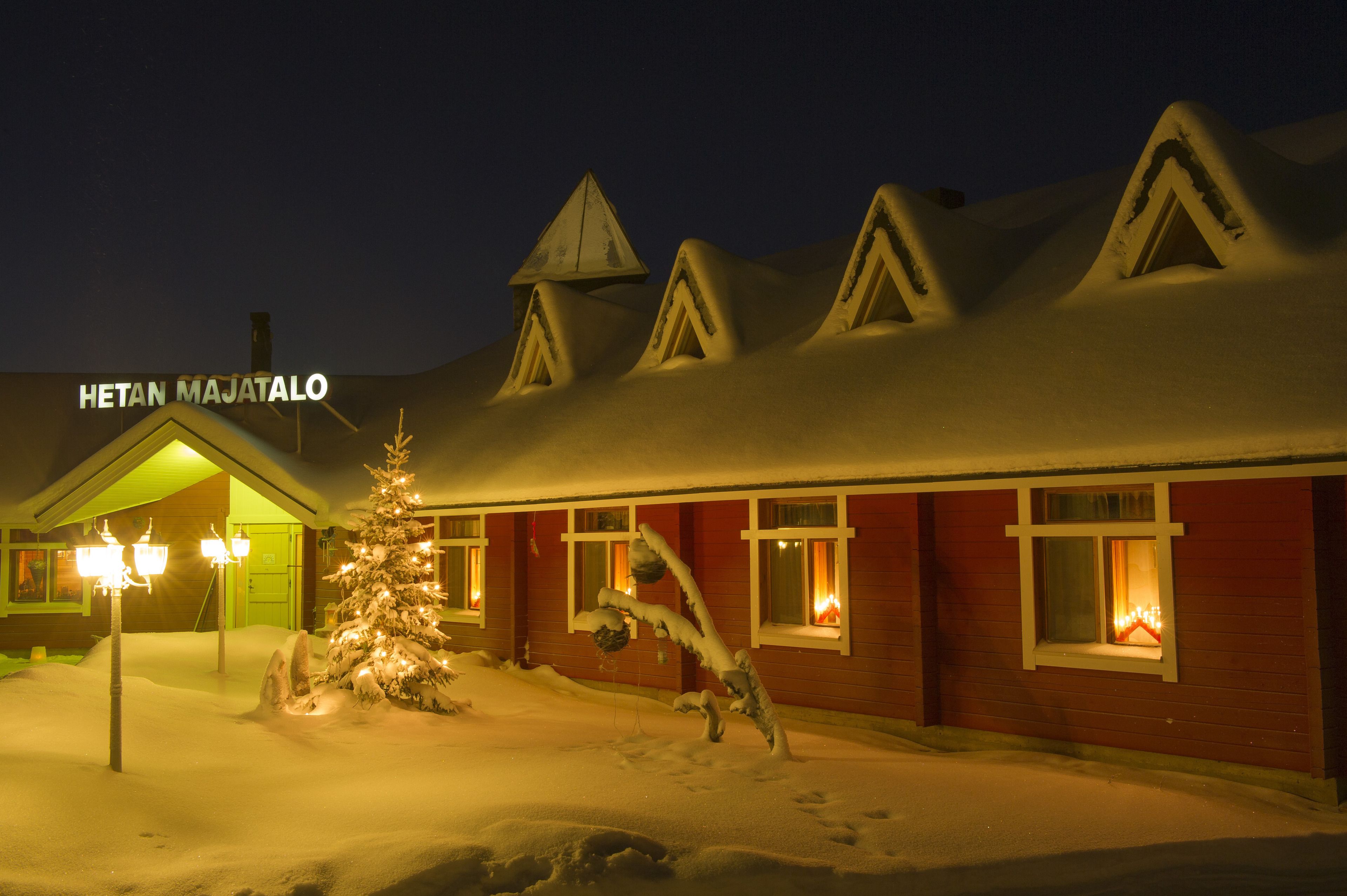 front of property – evening/night