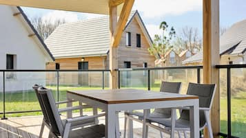 Bungalow Confort, 2 habitaciones (Marne) | Terraza o patio