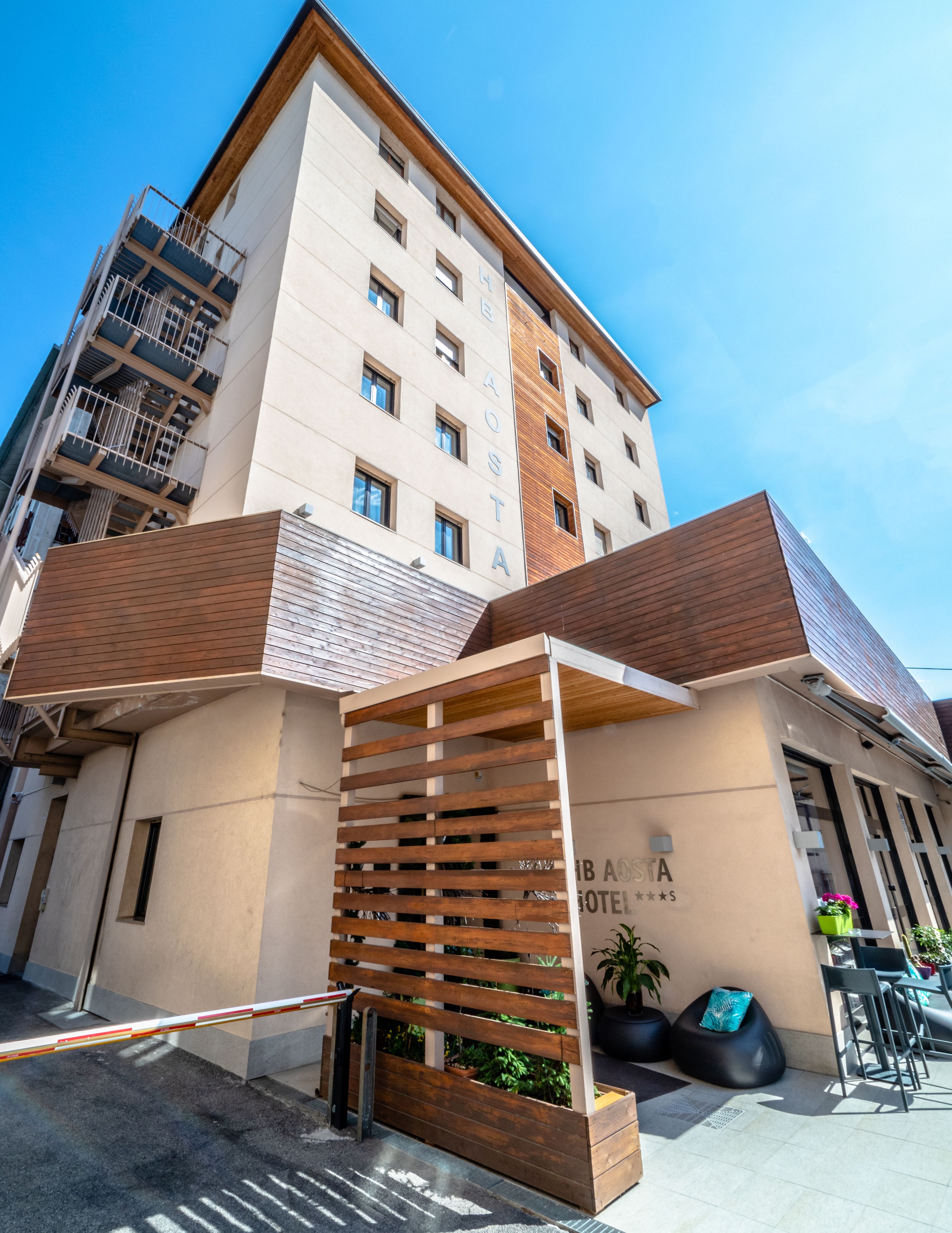 Façade de l’hébergement